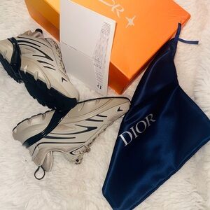 Dior Beige and Black Athletic Shoes